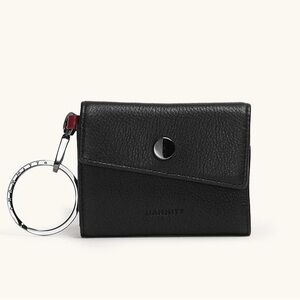 Hammitt Royce Black Leather Wallet on Chain